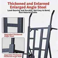 Carrito de Mano Plegable de Hierro Multifuncional y Resistente, Personalizable, con Capacidad de 200 kg, Diseño Duradero, Herramienta de Compras