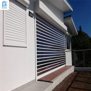 Portes accordéon intelligentes transparentes en polycarbonate pour portes de garage en gros du Guangdong, portes à enroulement - Product Image 4