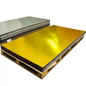 Shuohang Factory Different Thickness 1220*2440mm Gold Mirror Sheet Acrylic Sheet Plastic Acrylic PS Sheet For Sale