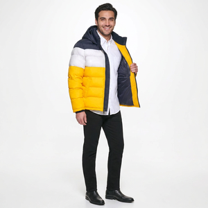Lightweight Puffer <b>Jackets</b> Wholesale <b>Warm</b> Quilted Down Coats OEM <b>Waterproof</b> Winter Outerwear for Outdoor Fashion - Product Image 1