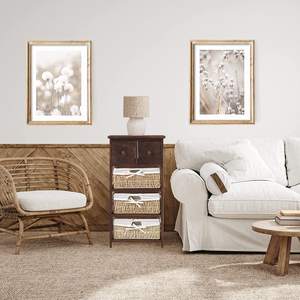 الإبداعية درج مجلس الوزراء والبالية و الرجعية القش سلة التخزين ، مناسبة ل غرفة المعيشة و الحمام - Product Image 3