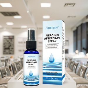 Spray Salino Suave para el Cuidado Posterior con Hoja de Vasaka y Hierba de San Juan para Nuevos Piercings, Solución Hipoalergénica Sin Alcohol, Limpieza - Product Image 3