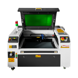 Máquina de Grabado y Corte Láser CO2 de Alta Precisión 6040 con Enfriador de Agua, Sistema de Control Ruida, Compatible con LightBurn y <span class=keywords><strong>Corel</strong></span> - Product Image 1