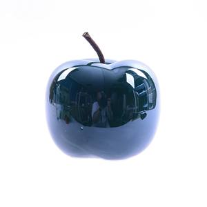 Manzana de Cerámica Azul Brillante, Diámetro 9.5cm, Altura 11cm - Product Image 1
