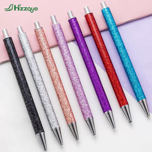 Bolígrafos de oro rosa arena líquida brillo Metal con cristal diamante tinta negra femenina bolígrafos de plástico para regalos de <span class=keywords><strong>boda</strong></span> - Product Image 2