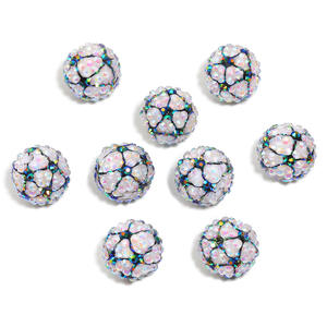 Novedad, Cuentas de Resina Acrílica de 20 mm con Estampado de Baloncesto, Fútbol y Béisbol, Cuentas de Estrás para Hacer Bolígrafos, Marca Xxm - Product Image 5
