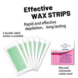 Striscia di cera non tessuta per le gambe delle braccia sotto le ascelle dei capelli sopracciglio Bikini contiene striscia di ceretta 10 <span class=keywords><strong>strisce</strong></span> 2 salviette - Product Image 3