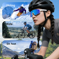 Gafas Inteligentes RONC/OEM con IA, Cámara de 8MP, Grabación de Video, Asistente de IA, Micrófono, Llamadas Telefónicas, Reproductor de Música para Deportes al Aire Libre y Ciclismo