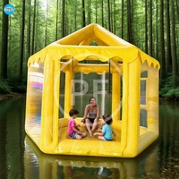 Couverture gonflable de toit de tente gonflable scellée par air extérieur avec le dôme transparent de porte de PVC pour l'événement