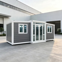 Unité de maisonnette entièrement finie à faible coût de transport pour application résidentielle – Maison conteneur extensible