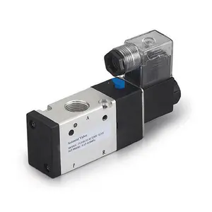 2V025-06 NPT Thread DC 12V Coil 2/2 Way Direct Type Pilot Operated Pneumatic Parts Air Solenoid Valve