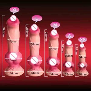 Đồ chơi tình dục người lớn hình chó chân thực, dương vật ngựa khổng lồ, nút hậu môn mông to, đồ chơi tự sướng âm đạo, phù hợp cho nam và nữ - Product Image 1
