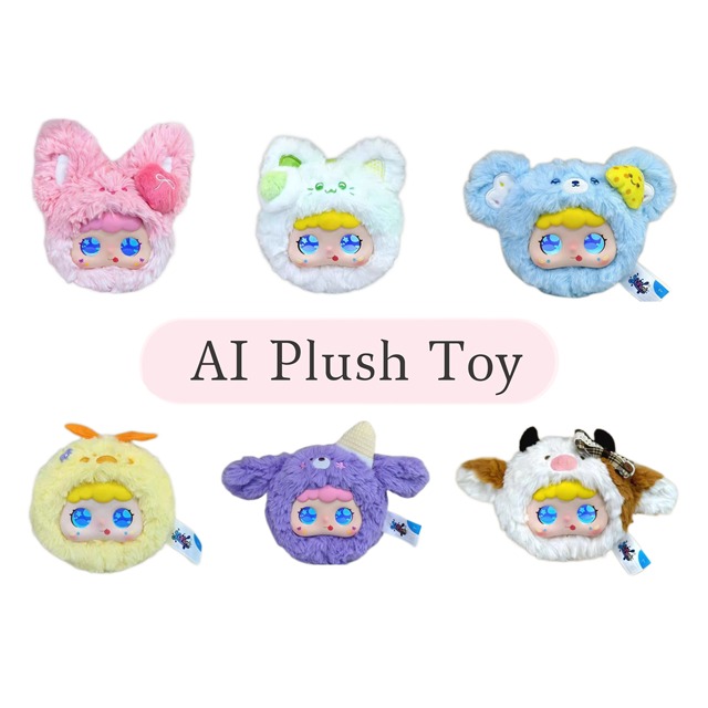 Hot Sale AI DOLL Brand AI Smart Interactive Embroidered Plush Doll Panda Rabbit Capy Characters Birthday Companion Backpack Bag