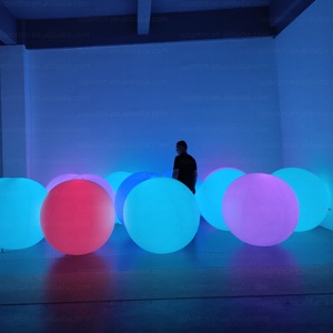 Màu sắc thay đổi tương tác Balls <span class=keywords><strong>LED</strong></span> chiếu sáng điều khiển cảm ứng <span class=keywords><strong>Inflatable</strong></span> đám đông zygote Đảng bóng cho buổi hòa nhạc trang trí - Product Image 2