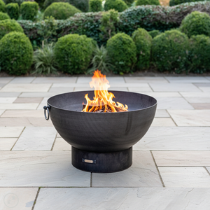 Brasero en acier noir sur mesure, rustique, pour patio extérieur, jardin, foyer à bois, chauffage de camping - Product Image 6