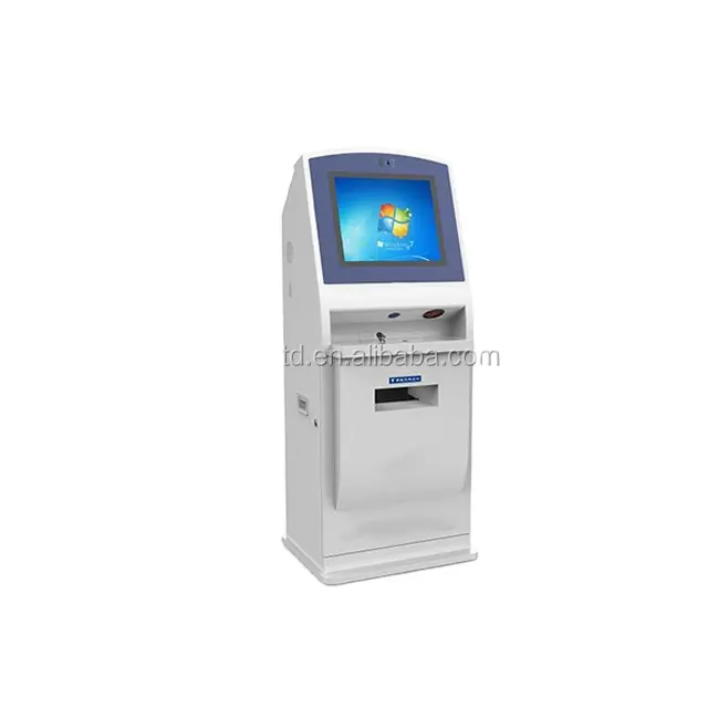 21.5 Inchl Zelfbedieningsautomaat Bankdeposito Bank Contant Acceptor Machinekaart Atm Kiosk