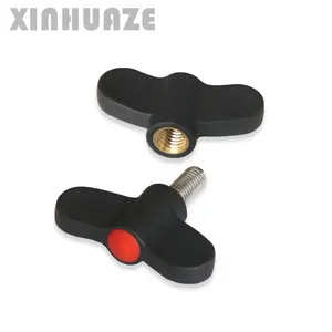 T-Switch Plastic Knob Through Hole Wing Type Nylon Handle Butterfly Mechanical Plastic Z Hand Knob