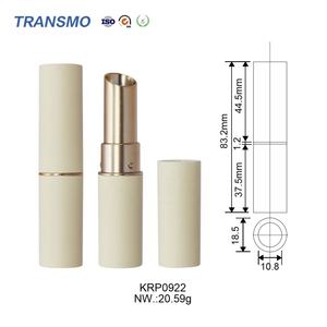 Tubos de Bálsamo Labial Ecológicos, Tubo de Lápiz Labial con Impresión Personalizada, Tubo de Lápiz Labial Delgado de Plástico Reciclado - Product Image 2