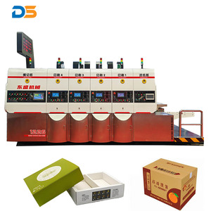 Mô hình 1425 3 màu hoàn toàn tự động tốc độ cao đa màu in rãnh chết máy cắt flexo máy in - Product Image 4