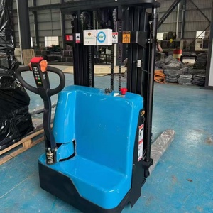 Ondersteuning Maatwerk Walk-Behind Elektrische Stapelaar Semi-Elektrische Transportlift Voor Indoor Magazijn - Product Image 5