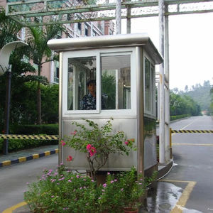 Sandwichera portátil de acero de Color, <span class=keywords><strong>casa</strong></span> de protección moderna para exteriores, cabina de seguridad prefabricada, cabina de estacionamiento, cabina de seguridad portátil - Product Image 2