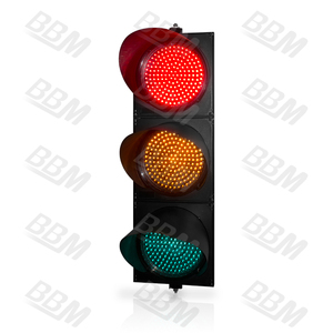 إشارة مرور تحذيرية LED حمراء وخضراء بقطر 300 مم للممرات - Product Image 1