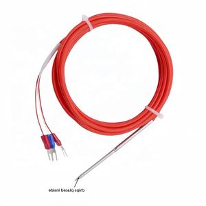 Piercing <span class=keywords><strong>Pt100</strong></span> Pt1000 Temperatuursensor <span class=keywords><strong>Wzpk</strong></span>-194 Thermische Weerstand Sonde Siliciumomhulsel Voor Voedingsmiddelenindustrie - Product Image 4