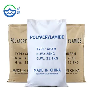 Floculant polymère de haute qualité prix poudre utilisée dispersion anionique traitement de l'eau pam polyacrylamide