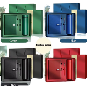 Hadiah perusahaan kustom Set cangkir vakum mewah Notebook kit eksekutif Set hadiah promosi bisnis dengan kotak hadiah peringatan - Product Image 1