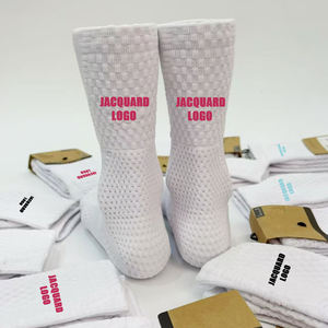 Chaussettes de sport pour hommes KTS151, fabriquées sur commande par l'usine OEM, logo tricoté personnalisé, haute performance, sans MOQ, fond épais en tissu éponge, Elite, Coolmax, pour le basketball - Product Image 4