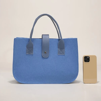 Bolsa de Fieltro de Tamaño Mediano, Moderna, con Logotipo Personalizado, Resistente al Desgaste y a las Roturas, Suministro del Fabricante