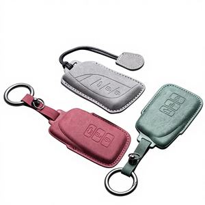 Funda de Cuero para Llaves de Coche <span class=keywords><strong>Lexus</strong></span> <span class=keywords><strong>NX</strong></span> IS RX ES GX LX LS UX GS 200 260 300 <span class=keywords><strong>350</strong></span> NX200 NX300 RX350 ES300, Accesorios para Llaves de Coche - Product Image 1