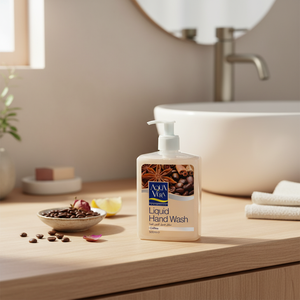 Jabón Líquido para Manos AquaVera de 500 ml, Jabón para Manos con Aroma a Café, Rosa y Limón, Certificado ISO/GMP, Productos Químicos de Limpieza Básica, SLS, Adultos - Product Image 3