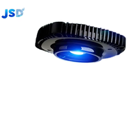 Lumière LED RGB Bluetooth/WIFI JSD X9 96W 110-240V pour aquarium marin, récif corallien, boîte en plastique rectangulaire, emballage moderne