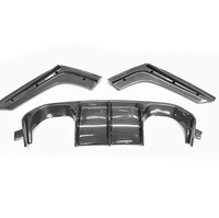 Nouveau Spoiler de Pare-chocs Arrière en Fibre de Carbone V avec Clips pour M3 F80/M4 F82 Diffuseur Amélioré