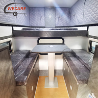 Wecare Camping-car sur mesure pour pick-up, caravane coulissante, camping-car tout-terrain à quatre roues, camping-car coulissant pour pick-up