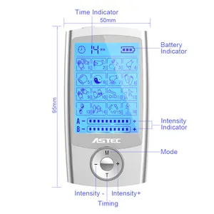 CE Electrotherapy and ultrasound Dual Channel tens ems muscle stimulator for back pain relief