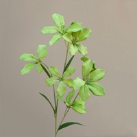 Bunga Sutra Hijau Buatan untuk Pernikahan Mawar Baby's Breath Lili Grosir Bunga Palsu untuk Pernikahan Fotografi Luar Ruangan