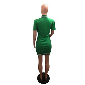 Nuevos vestidos de Jersey de baloncesto de manga corta bordados con cuello redondo para mujer - Product Image 6
