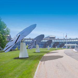 Système de production d'énergie solaire photovoltaïque monocristallin à suivi intelligent bi-axial haute efficacité, en un clic - Product Image 5