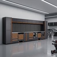 Armoire de garage automobile robuste Rockshell OEM OBM à 5 tiroirs, capacité de charge de 500 kg, station de travail de rangement d'outils, organisateur de tiroirs