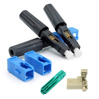 Adaptateur mécanique à contact en laiton pour assemblage rapide de fibres optiques monomodes LC, 20 pièces, câble 0.9/2.0/3.0/2.0 3.0mm 9/125