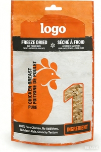 Alimento <span class=keywords><strong>para</strong></span> Mascotas de Alta Calidad, Personalizable, Alto en Proteínas, Carne Pura de <span class=keywords><strong>Pollo</strong></span> Liofilizada, Trozos de Carne, <span class=keywords><strong>para</strong></span> <span class=keywords><strong>Perros</strong></span> y Gatos - Product Image 2