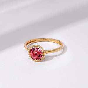 S925 bague <span class=keywords><strong>en</strong></span> argent Sterling marché diamant fiançailles bagues de mariage <span class=keywords><strong>or</strong></span> importé cristal mars bague de naissance pour les femmes - Product Image 3