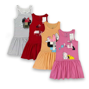 Vendita calda vestiti ragazze Anti-Pilling senza maniche abito da bambino in cotone di alta qualità estate bambine vestiti - Product Image 1