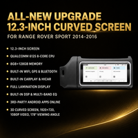 Autoradio Android 12,3 pouces avec écran tactile - Ajustement parfait pour Land Rover Range Rover Sport L494 (2013-2016)