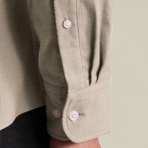 Camisa Formal de <span class=keywords><strong>Manga</strong></span> <span class=keywords><strong>Larga</strong></span> para Hombre, 100% Algodón de Alta Calidad, Color Sólido, con Patrón de Rayas, para Primavera, Otoño e Invierno - Product Image 5