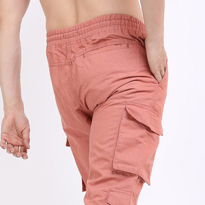 Pantalones Cargo de Lona Ligeros de Cintura Alta y Corte Relajado para Hombre con Bolsillos Laterales para Máximo Almacenamiento - Product Image 5