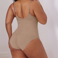 Faja Moldeadora de Cuerpo Completo de Alta Densidad Premium para Mujeres Curvilíneas, Estilo Europeo Americano, Control de Abdomen, Control Firme
