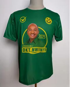 แทนซาเนียเสื้อยืดสำหรับฤดูใบไม้ผลิของผู้ชายผ้า100% โพลีเอสเตอร์แห้งเร็วแบบเต็มตัวพิมพ์ซับลิเมชันความร้อนแบบลำลอง - Product Image 3